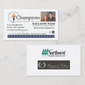 De McEwen-teamkaart (Champions Real Estate) Visitekaartje (Voorkant / Achterkant)