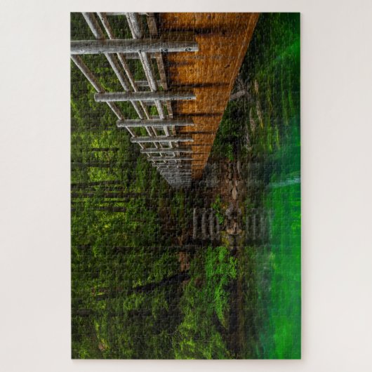 De McKenzie rivierbrug van Oregon Legpuzzel (Verticaal)