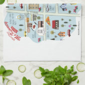 De McKinney Texas Kitchen Towel in het centrum Theedoek (Gevouwen)