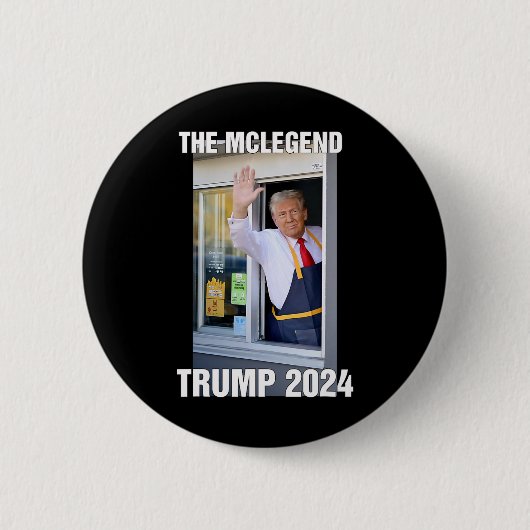 De Mclegend Trump Ronde Button 5,7 Cm (Voorkant)