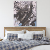 De McMurdo Dry Valleys Canvas Afdruk (Insitu (Slaapkamer))