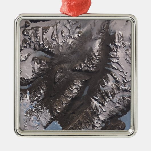 De McMurdo Dry Valleys Metalen Ornament (Voorkant)