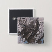 De McMurdo Dry Valleys Vierkante Button 5,1 Cm (Voorkant /achterkant)