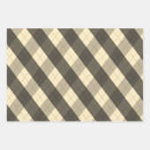 De MeanClique Black Argyle Inpakpapier Vel (Voorkant 3)