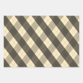 De MeanClique Black Argyle Inpakpapier Vel (Voorkant 2)