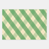 De MeanClique Green Argyle Inpakpapier Vel (Voorkant 3)