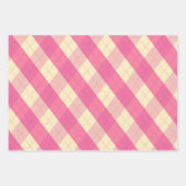 De MeanClique Pink Argyle Inpakpapier Vel (Voorkant 3)
