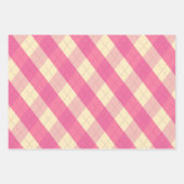 De MeanClique Pink Argyle Inpakpapier Vel (Voorkant 2)