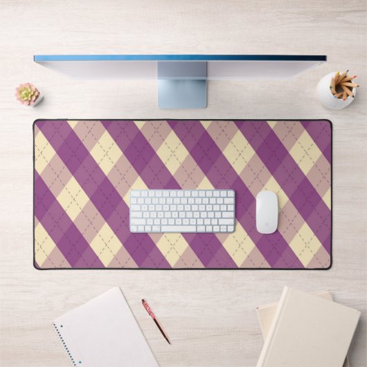 De MeanClique Violet Argyle Bureaumat (Kantoor 1)