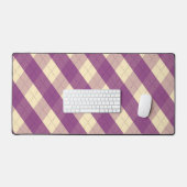 De MeanClique Violet Argyle Bureaumat (Keyboard & Muis)