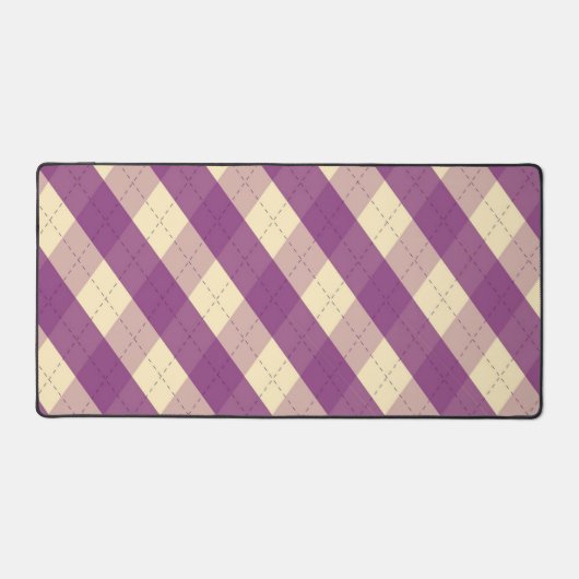 De MeanClique Violet Argyle Bureaumat (Voorkant)