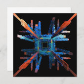 De mechanica van het Al Flat Kaart (Voorkant / Achterkant)