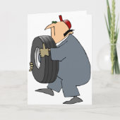 De mechanische Dragende Wenskaarten van een Band Kaart (Voorkant)