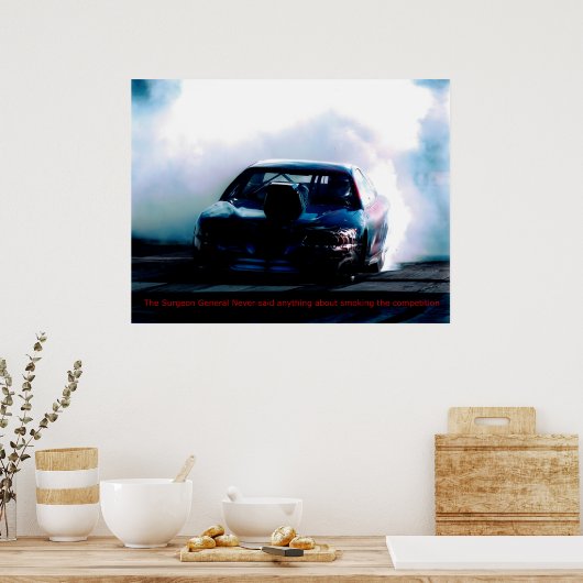 DE MEDEDINGING ROKEN POSTER (Keuken)