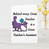 De Medewerker van de leraar Kaart (Gele Bloem)