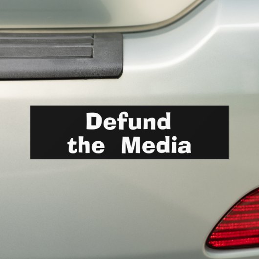De Media Bumpersticker definiëren (Op auto)
