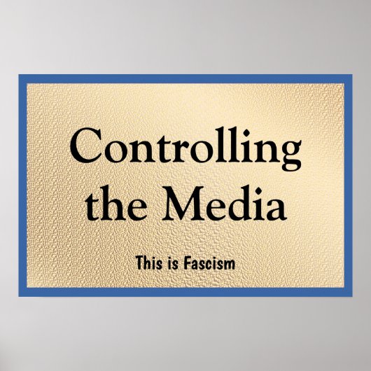 De media controleren poster (Voorkant)
