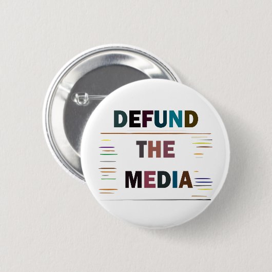 De media definiëren ronde button 5,7 cm (Voorkant /achterkant)