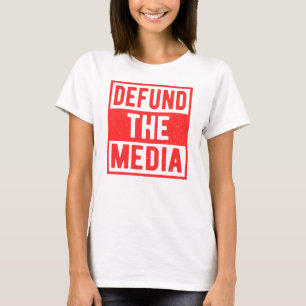 De media en het politieke protest van Fake News ve T-shirt