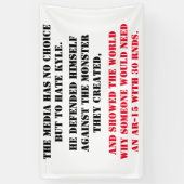 DE MEDIA HEEFT GEEN KEUZE SPANDOEK (Verticaal)