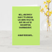 De medio Verjaardag van de Crisis van het Leven Kaart (Gele Bloem)