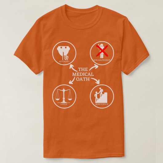 De medische eed t-shirt (Design voorkant)