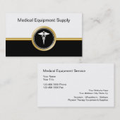 De medische Visitekaartjes van de Levering van het (Voorkant / Achterkant)