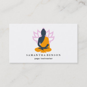 De Meditatie van de Instructeur van de yoga Visitekaartje
