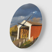 De Medora bedekte brug gebouwd in 1875 Grote Klok (Hoek)