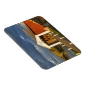 De Medora bedekte brug gebouwd in 1875 Magneet (Rechterzijde)