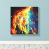 De Medusa Nebula Hubble Buitenspatie Foto Canvas Afdruk (Insitu (Houten vloer))