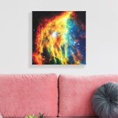 De Medusa Nebula Hubble Buitenspatie Foto Canvas Afdruk (Insitu (Woonkamer))