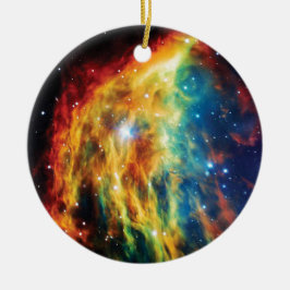 De Medusa Nebula Hubble Buitenspatie Foto Keramisch Ornament
