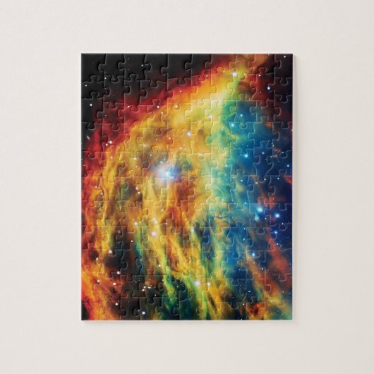 De Medusa Nebula Hubble Buitenspatie Foto Legpuzzel (Verticaal)