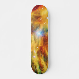 De Medusa Nebula Hubble Buitenspatie Foto Persoonlijk Skateboard