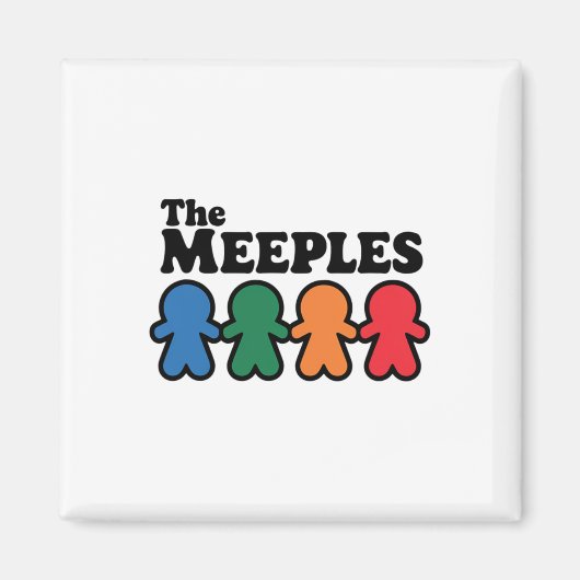 De Meeples Bordspeler Magneet (Voorkant)