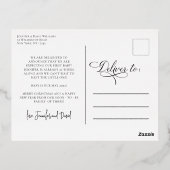 De Meer Hoe Merrier Zwangerschapsaankondiging Foto Folie Feestdagen Briefkaart (Achterkant)