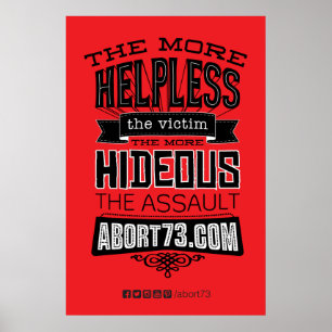 De meer hulpeloze... Poster (Abort73.com)