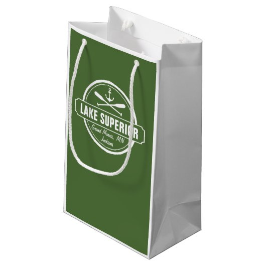 De Meerdere van het meer, douanestad, naam, anker, Klein Cadeauzakje (Achterkant Gekanteld)