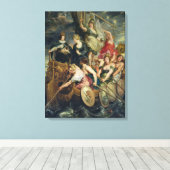 De meerderheid van de leden van Louis XIII Canvas Afdruk (Insitu (Houten vloer))