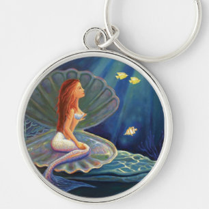 De meermin Clamshell - Sleutelhanger