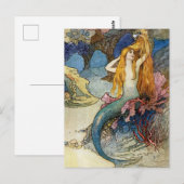 “De Meermin” door Warwick Goble Briefkaart (Voorkant / Achterkant)