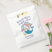 De meermin kust de Witte Zak van de Gunst Bedankzakje (Gezegeld)