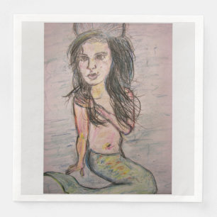 De Meermin van de bijenkorf Servet