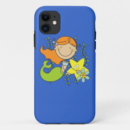 De Meermin van de roodharige Case-Mate iPhone Case (Achterkant)