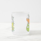 De Meermin van de roodharige Matglas Koffiemok (Center)