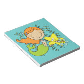 De Meermin van de roodharige Notitieblok (Schuin)