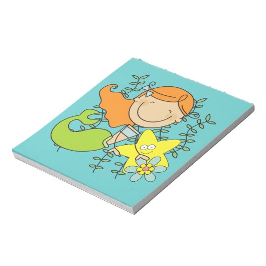 De Meermin van de roodharige Notitieblok (Linkerzijde)