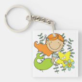 De Meermin van de roodharige Sleutelhanger (Voorkant)