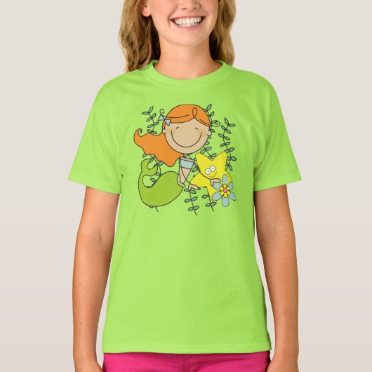 De Meermin van de roodharige T-shirt (Voorkant)